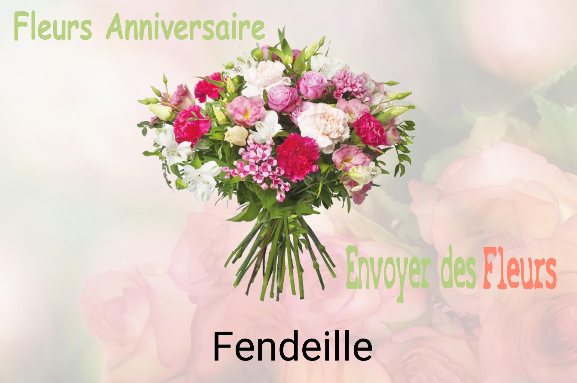 Bouquet de fleurs d’anniversaire livré à Fendeille