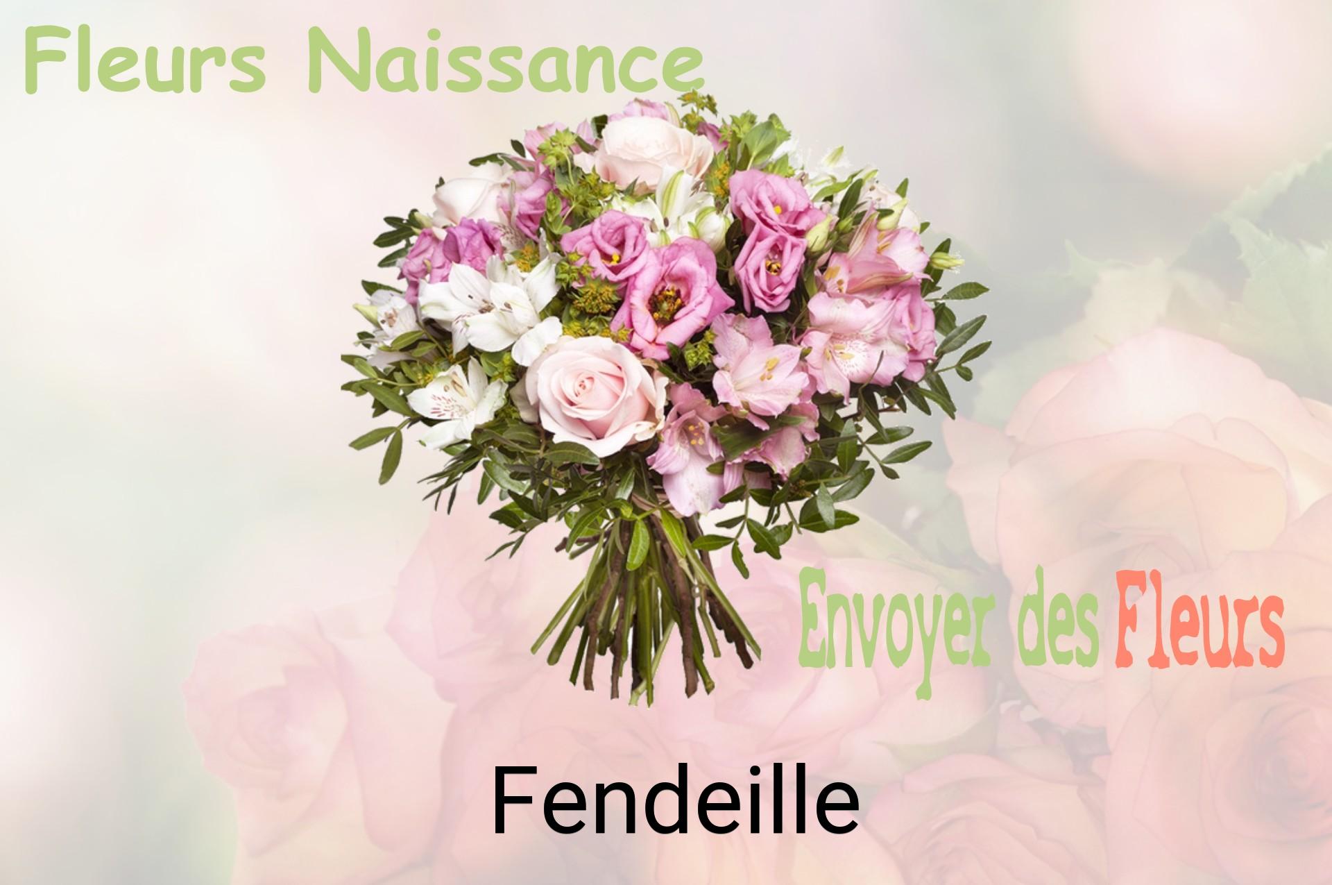 Bouquet de fleurs de naissance livré à Fendeille